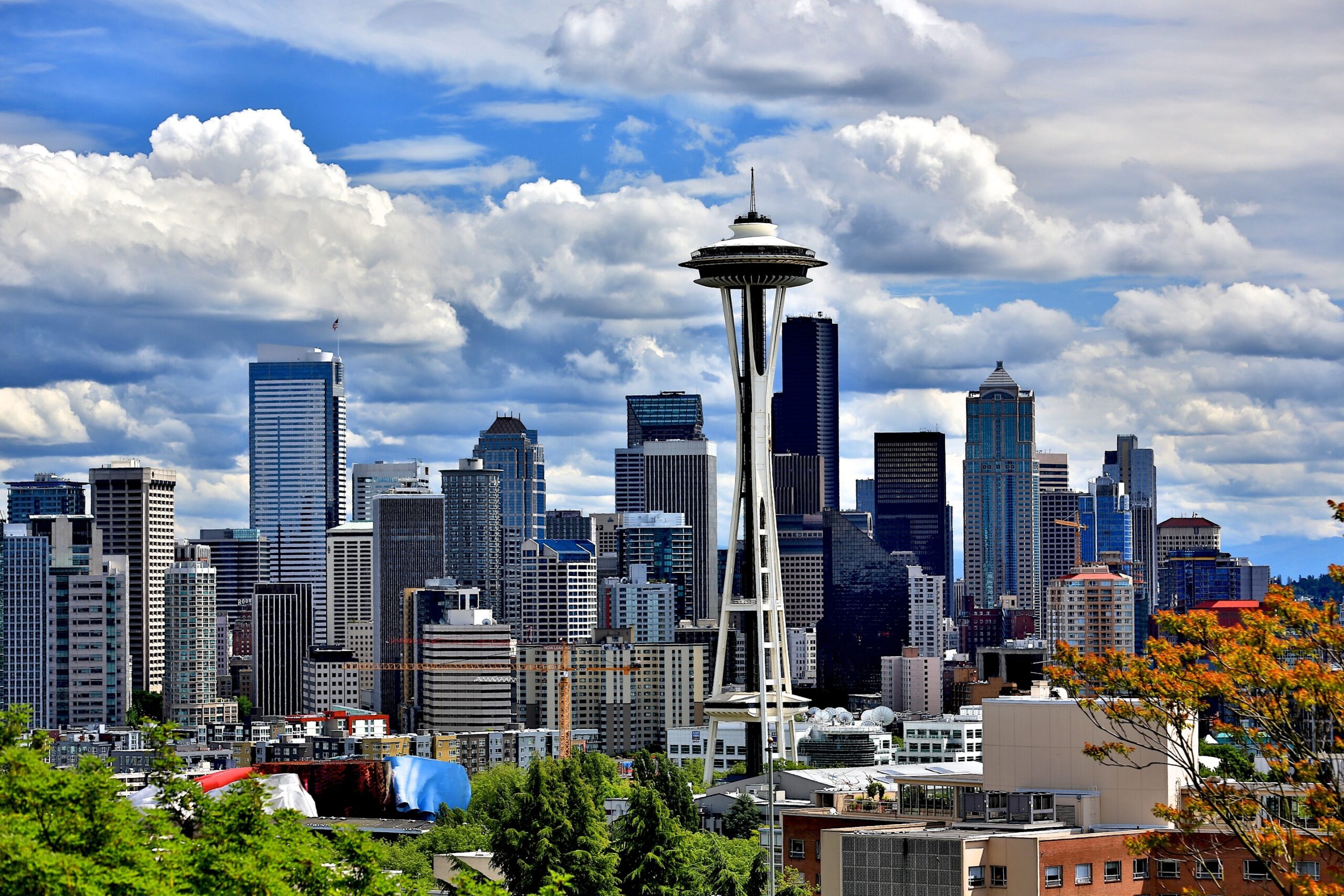 Downtown Seattle skyline and Space Needle