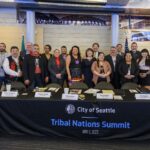Mayor Harrell and Tribal leaders at the Tribal Nations Summit