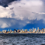 Downtown Seattle skyline and Elliott Bay