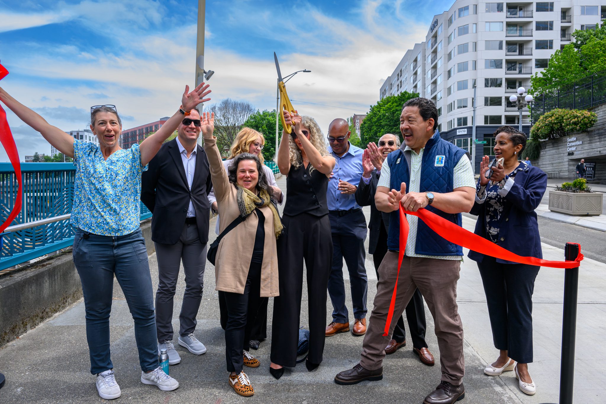 City and community partners celebrate ribbon cutting